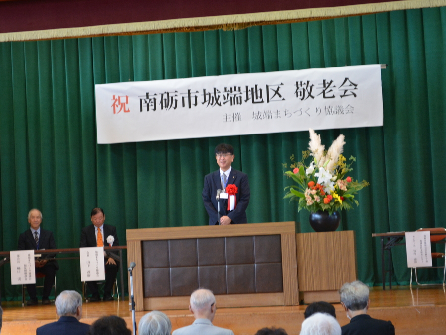 地域包括支援センター長 竹内氏による祝辞