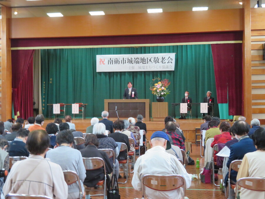 城端まちづくり協議会 山下会長による挨拶